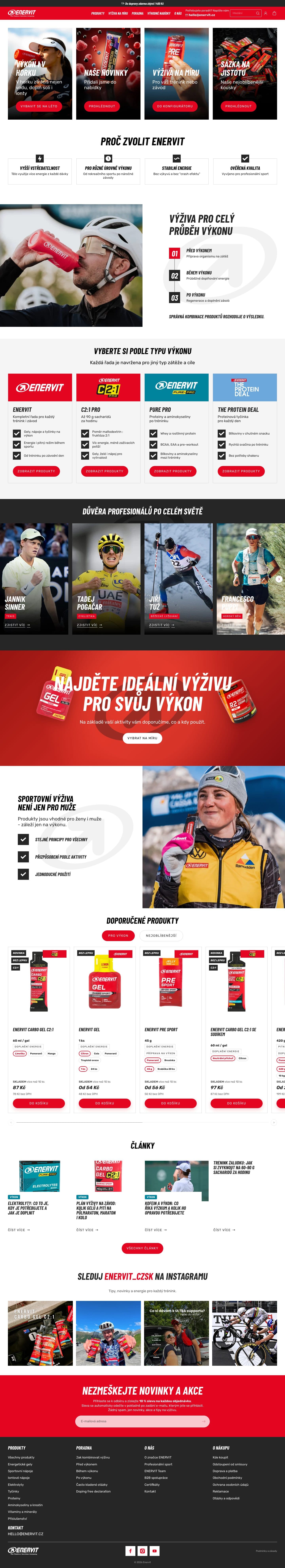 Náhled e-shopu Enervit